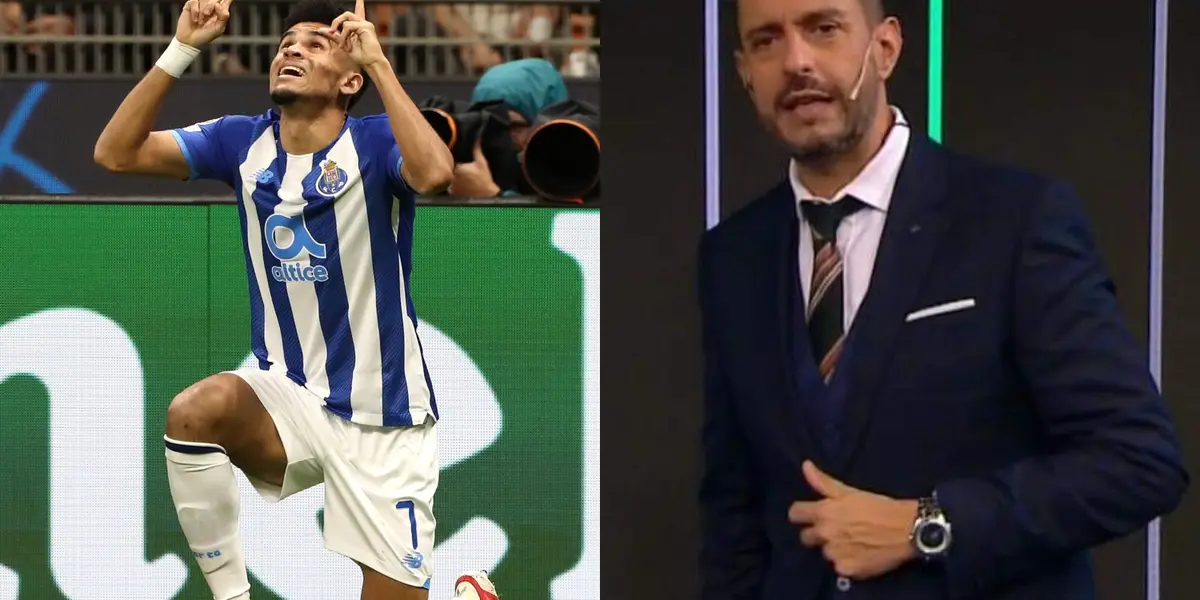 El reconocido periodista argentino no le pierde la pista al colombiano y no dudó en comentar su último gol en Portugal.