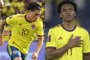 El regreso de Cuadrado a la titular ha generado mucha expectativa por el caso de Juan Fernando Quintero, eso supone que este último podría perder la titularidad.