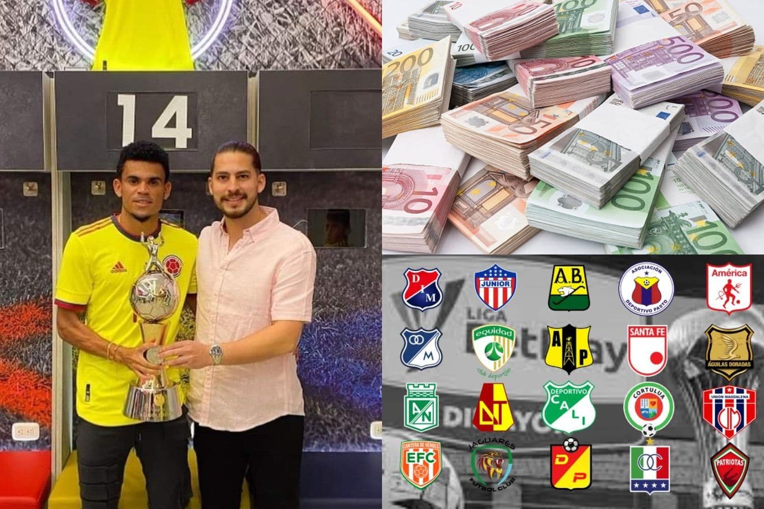 El representante que llevó a Luis Díaz de Porto al Liverpool también hace jugadas millonarias en Colombia