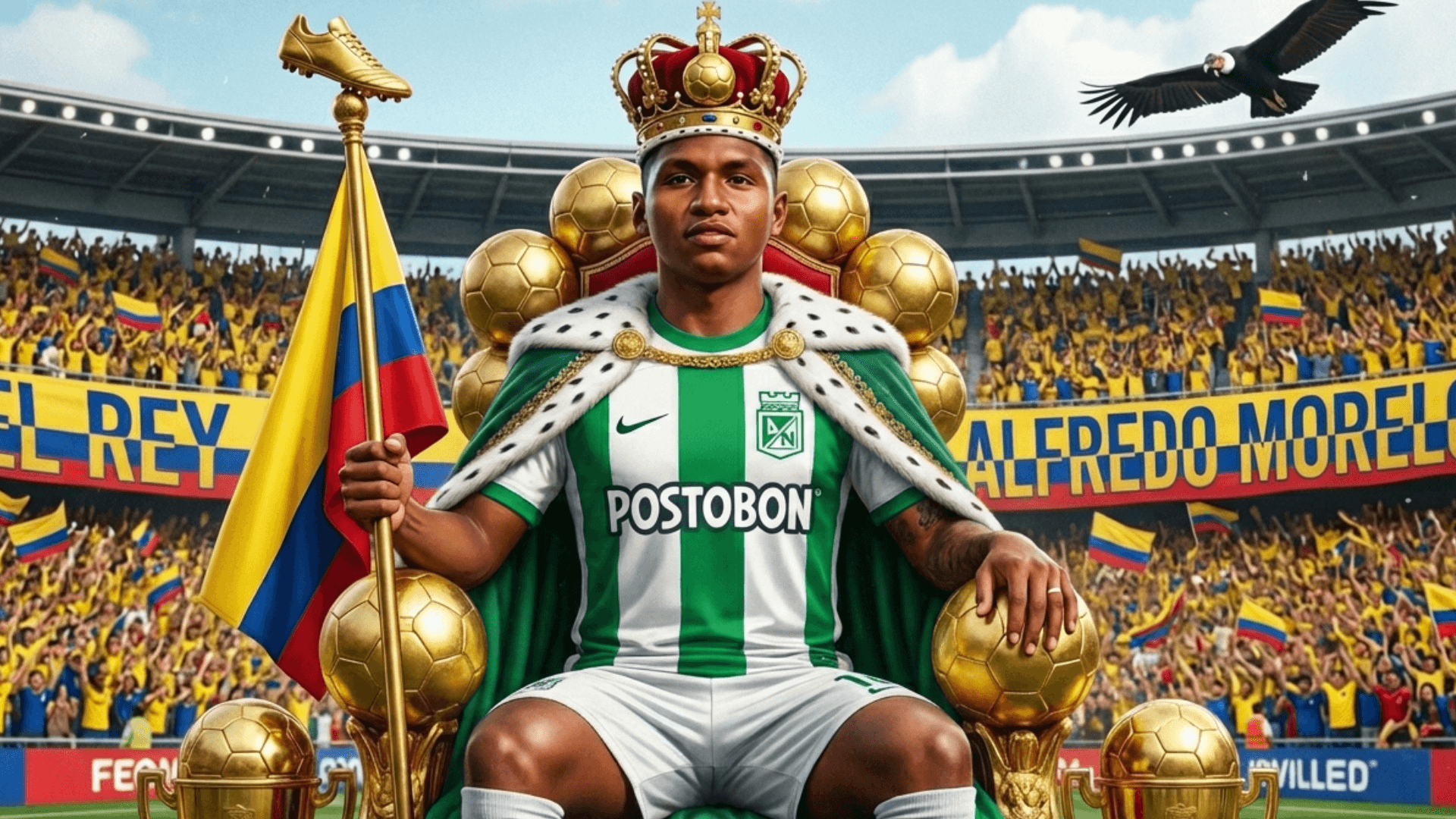 El rey del fútbol colombiano desde que juega en Nacional