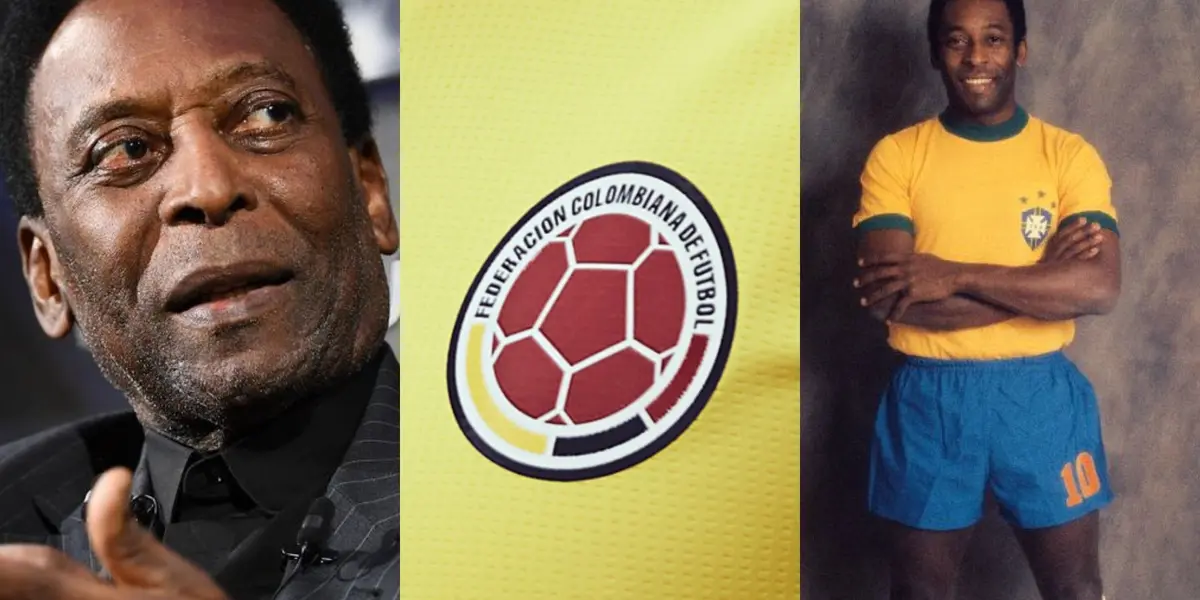 El Rey Pelé está muy grave de salud, en Colombia un ex jugador lo admira y lo respeta grandemente.
