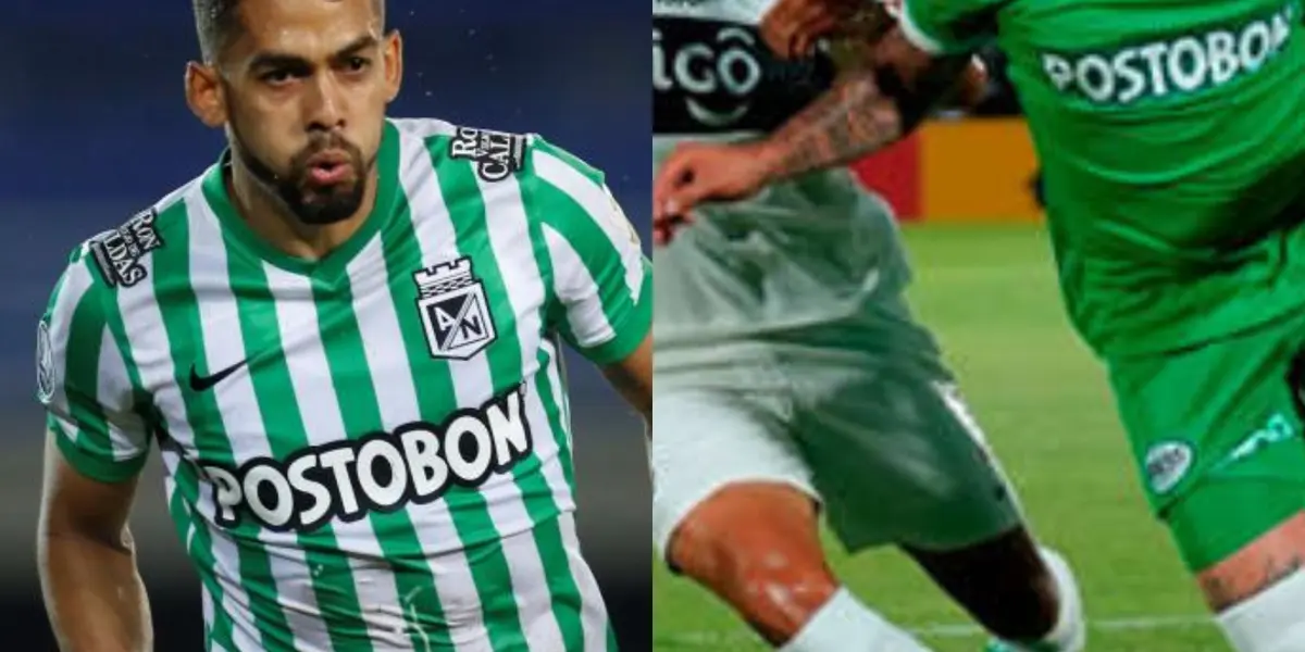 El Rifle Andrade levantó el ánimo de Atlético Nacional pero solo duró poco, otro jugador también se destacó y se trata de Daniel Mantilla.