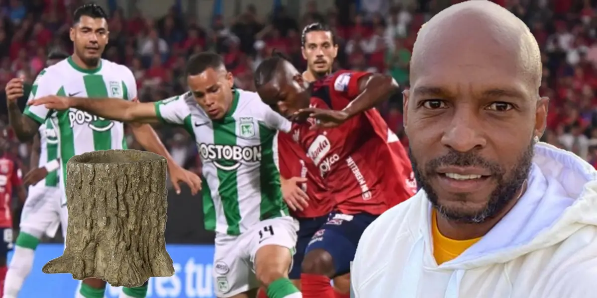 El sablazo de Tressor Moreno para Atlético Nacional y Medellín por ser troncos (Foto tomada de Win Sports y Facebook)