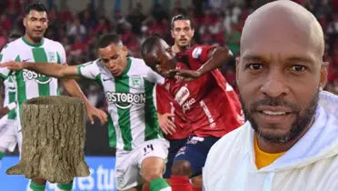 El sablazo de Tressor Moreno para Atlético Nacional y Medellín por ser troncos (Foto tomada de Win Sports y Facebook)