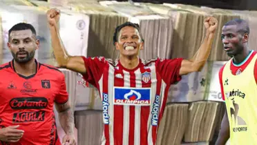 Bacca gana $350 millones en Junior y el salario de Ramos y Cardona en el América