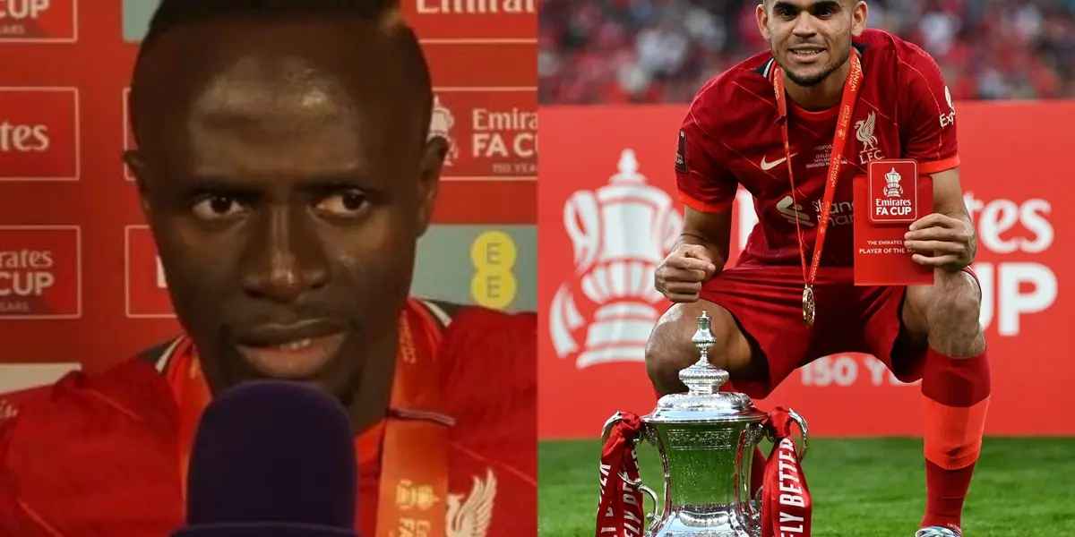 El senegalés casi deja sin título a Luis Díaz; el colombiano tuvo un gesto con él cuando salieron campeones.