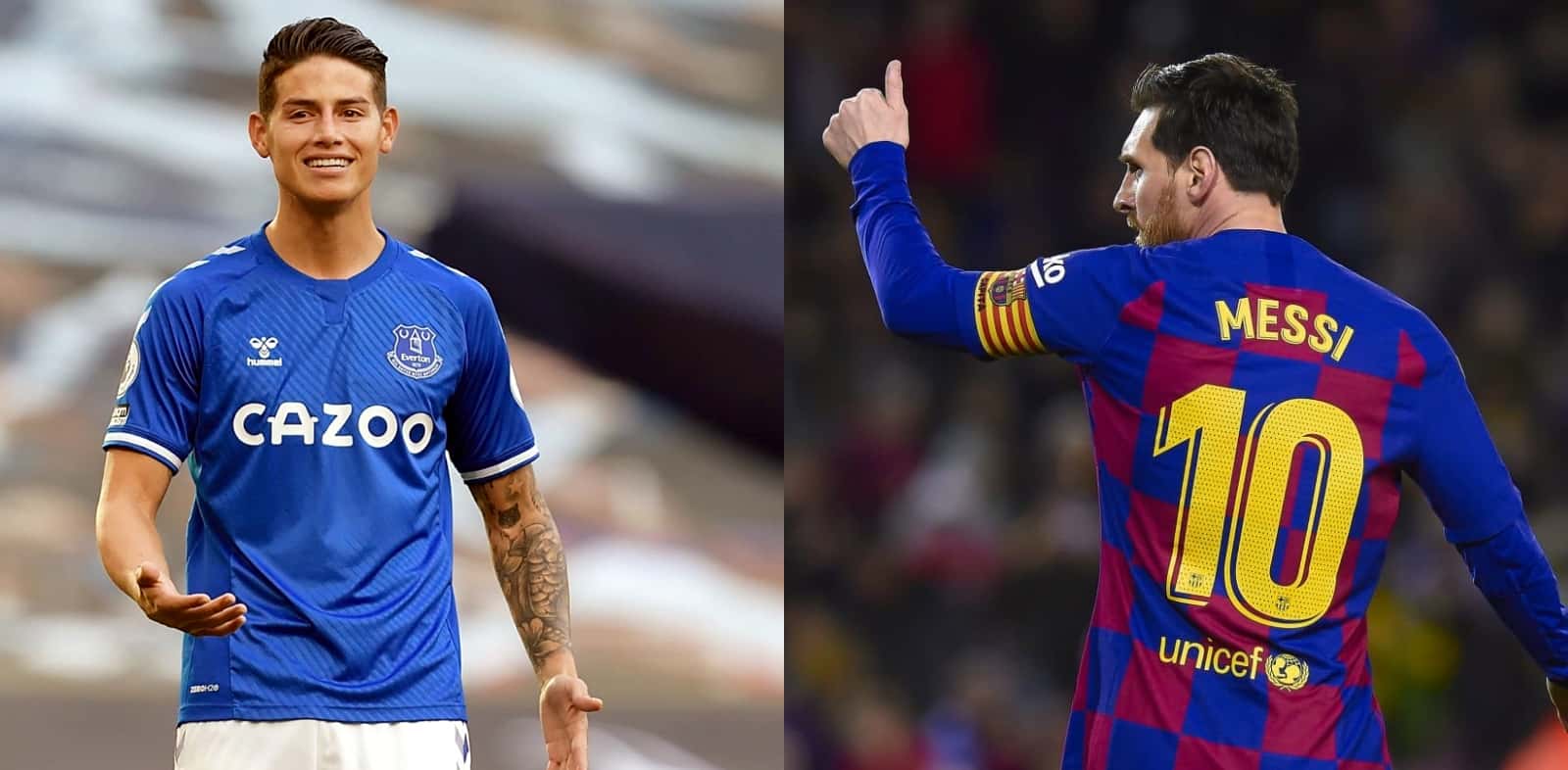 El talentoso ex futbolista llenó de elogios al colombiano de Everton.