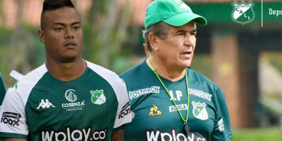 El técnico aprovechó para mandarle un sablazo al Deportivo Cali (Foto tomada de redes Deportivo Cali, El País)