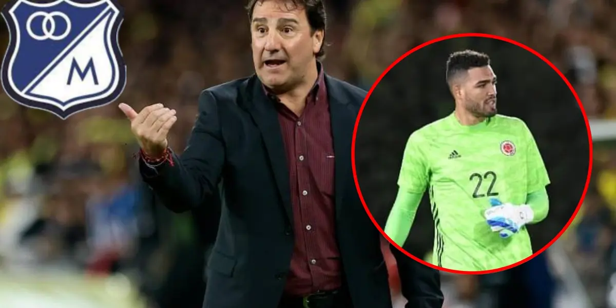 El técnico argentino solo llamo de liga colombiana a Álvaro Montero a la tricolor (Fotos: El Colombiano, Comutricolor)