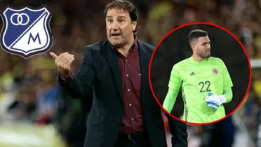 El técnico argentino solo llamo de liga colombiana a Álvaro Montero a la tricolor (Fotos: El Colombiano, Comutricolor)