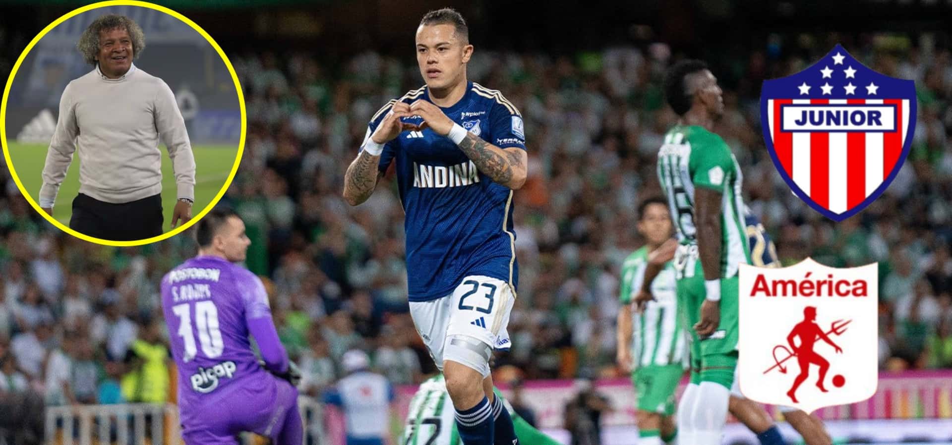 El técnico samario habló en rueda de prensa luego de la victoria de Millonarios ante Atlético Nacional