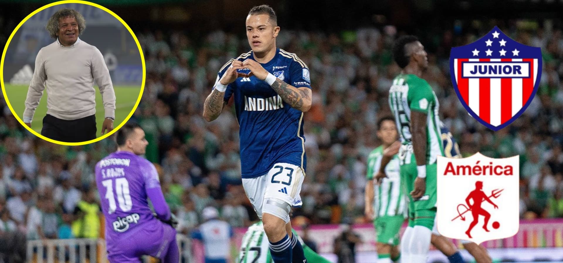 El técnico samario habló en rueda de prensa luego de la victoria de Millonarios ante Atlético Nacional