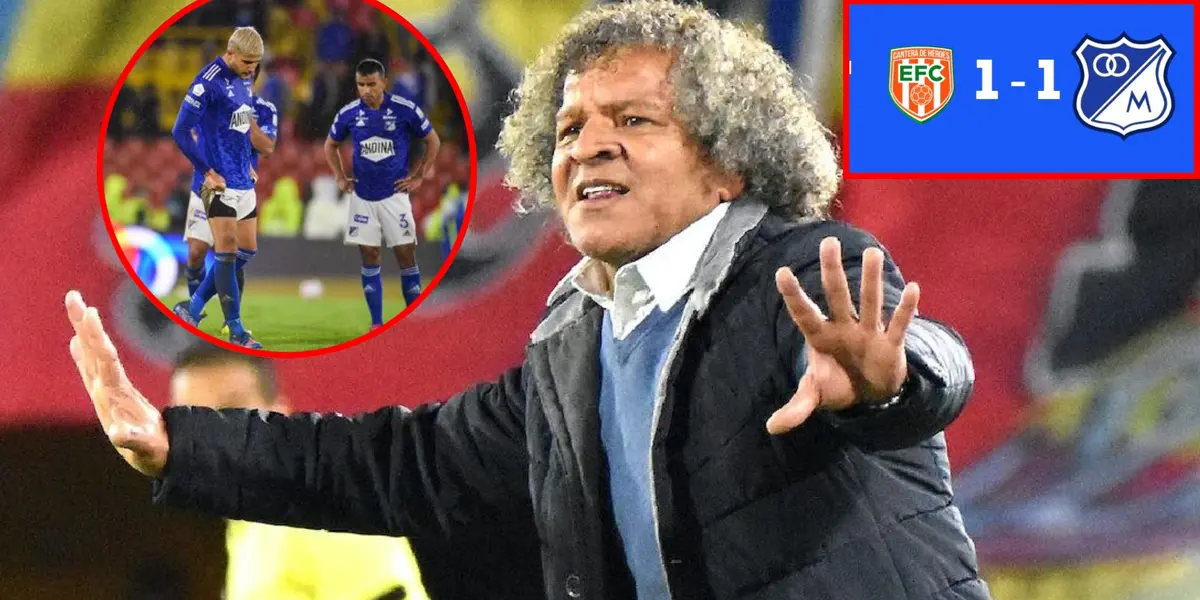 El técnico se respondió contundentemente ante las críticas (Fotos: RCN, Azul Total y HSB)