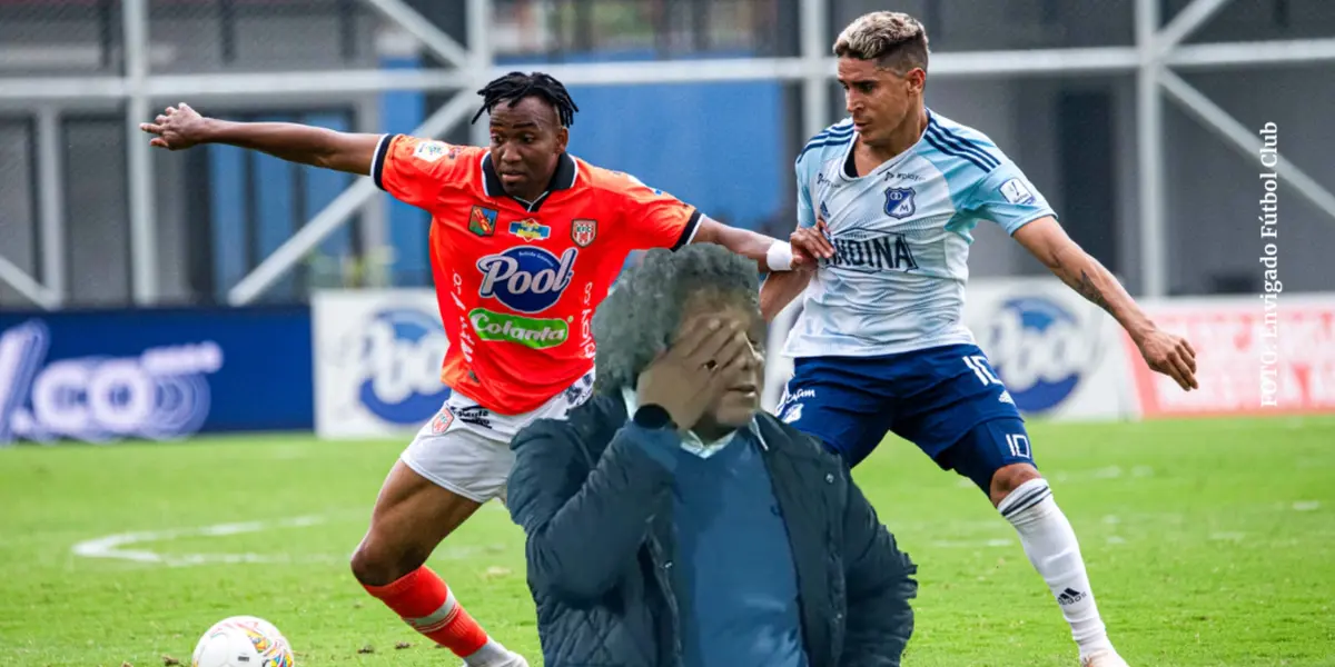 El técnico tomó una radical decisión en Millonarios vs Envigado (Fotos: RCN, Pulzo)