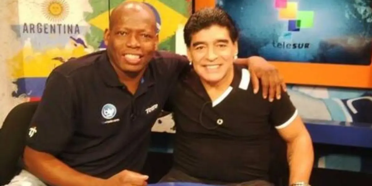 El Tino Asprilla fiel a su estilo reveló una insólita acción que generó en su momento risa al astro Diego Maradona