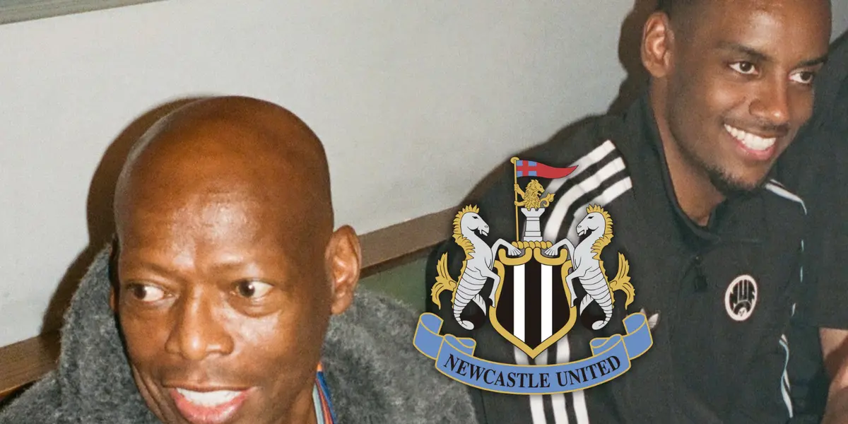 El Tino Asprilla presente en un espectacular lanzamiento del Newcastle en las últimas horas Foto: Newcastle United y Escudoteca