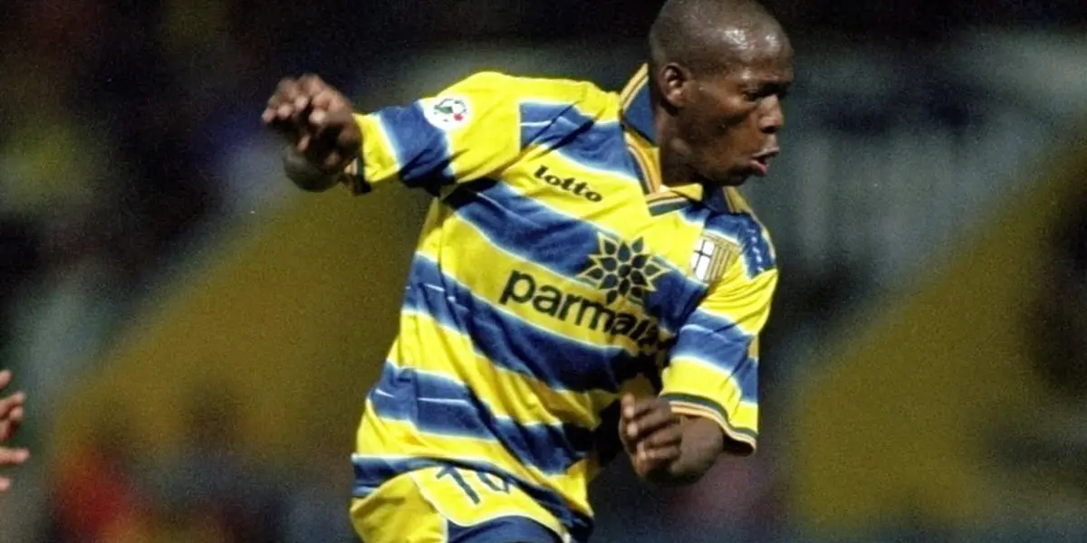 El 'Tino' Asprilla, un jugador polémico. Foto: Instagram