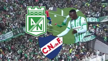 El tremendo gol de Kevin Viveros para desatar la locura en el Atanasio Foto: Captura de ESPN y Escudoteca