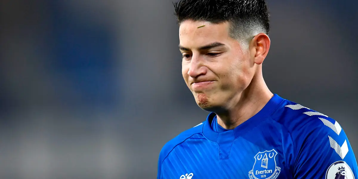 El último partido de pretemporada con Everton dejó mas dudas que aciertos para James Rodríguez