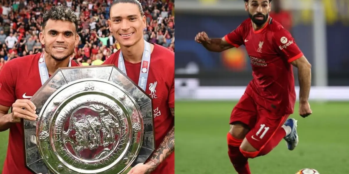 El uruguayo Darwin Núñez tuvo unas palabras de agradecimiento en el Liverpool hacía sus compañeros Luis Díaz y Mohamed Salah.