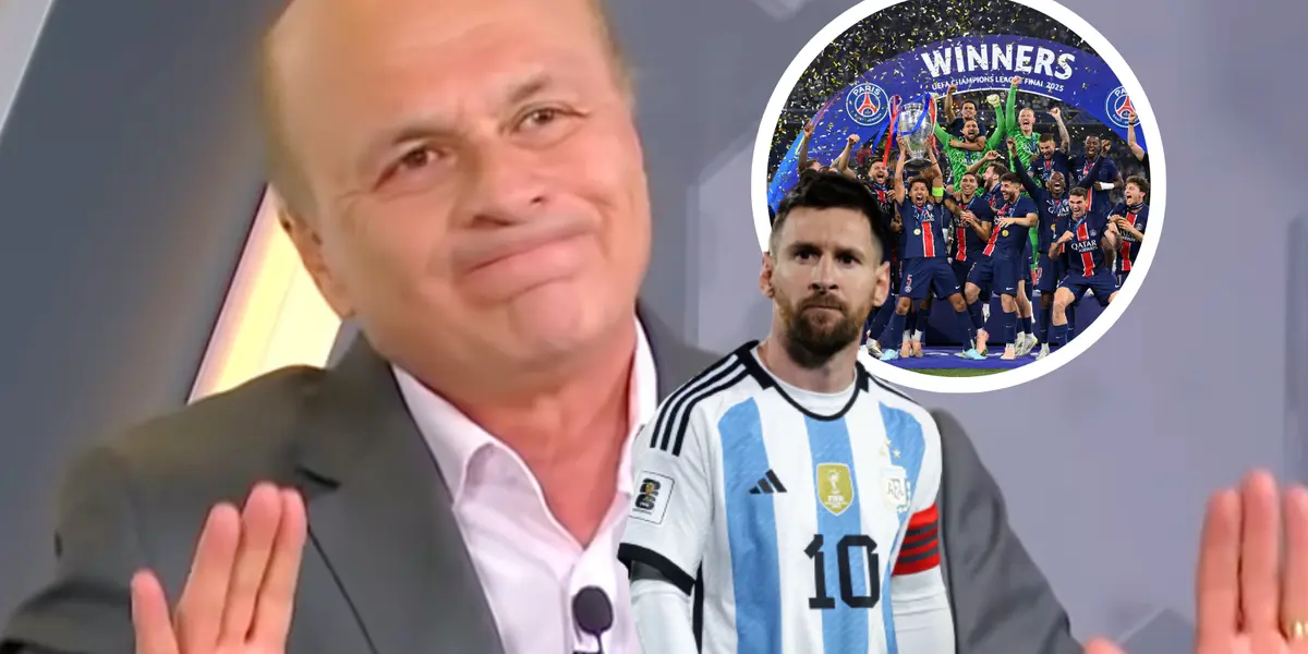 El “vainazo” de Vélez: PSG campeón sin Messi y Neymar, y él no lo dejó pasar Foto: Captura de Win Sports, AFA y PSG