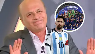 El “vainazo” de Vélez: PSG campeón sin Messi y Neymar, y él no lo dejó pasar Foto: Captura de Win Sports, AFA y PSG