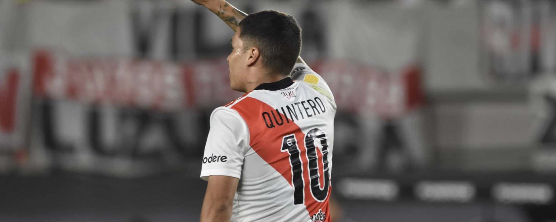 El volante colombiano logró anotar en la goleada contra Patronato.