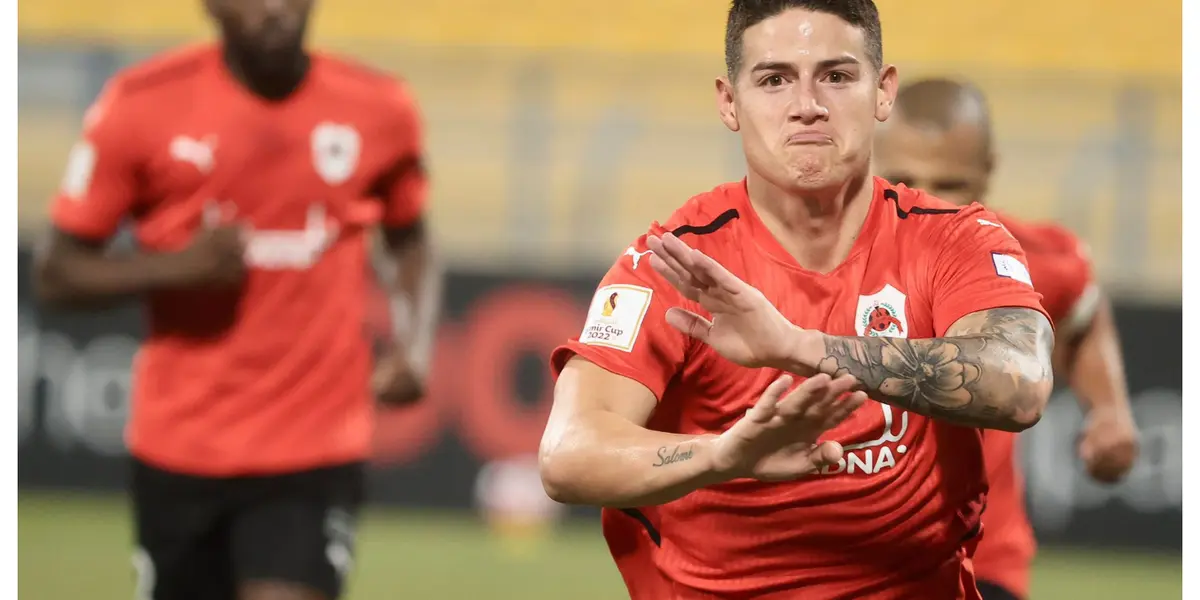 El volante colombiano marcó el único gol de la victoria de Al Rayyan ante Umm Salal por la Copa de Emiratos Árabes Unidos.