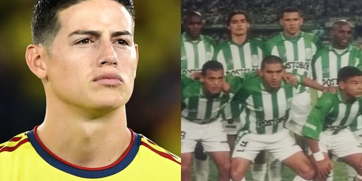 El volante compartió junto a dos ídolos del Atlético Nacional en Colombia.