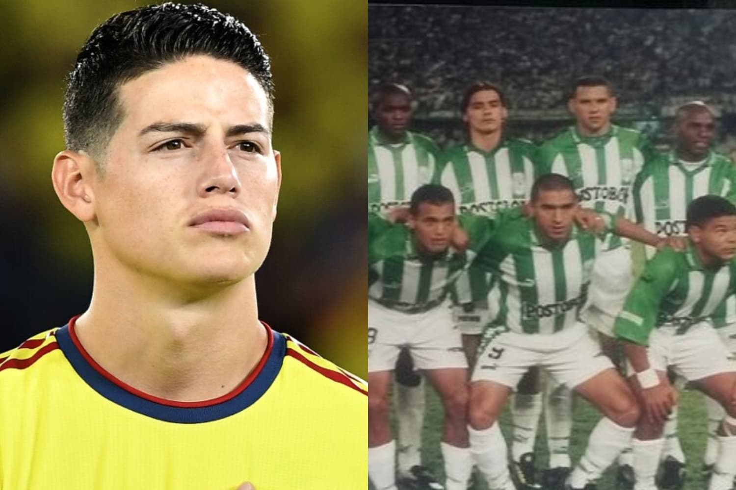 El volante compartió junto a dos ídolos del Atlético Nacional en Colombia.