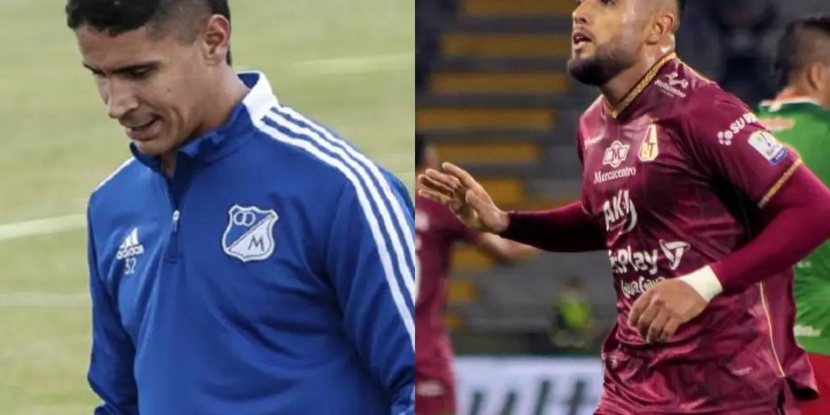 El volante fue titular ante la lesión de Mackalister Silva y tuvo una insólita acción en el partido que se juega en el estadio Manuel Murillo Toro