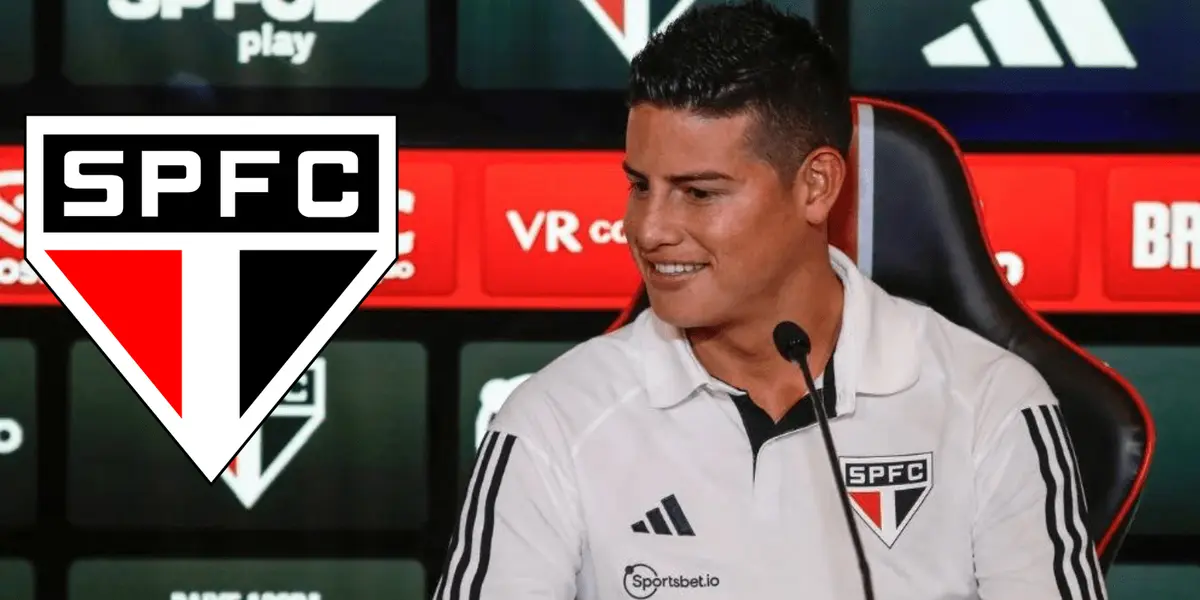 El volante James Rodríguez, sigue demostrando su cariño a todos los aficionados del São Paulo.