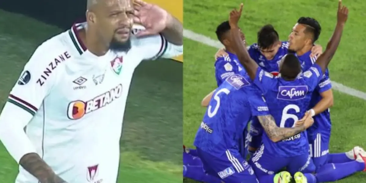 El volante Larry Vásquez es el jugador que arrugó contra Fluminense en Bogotá y eso le pesó al cuadro "Embajador".