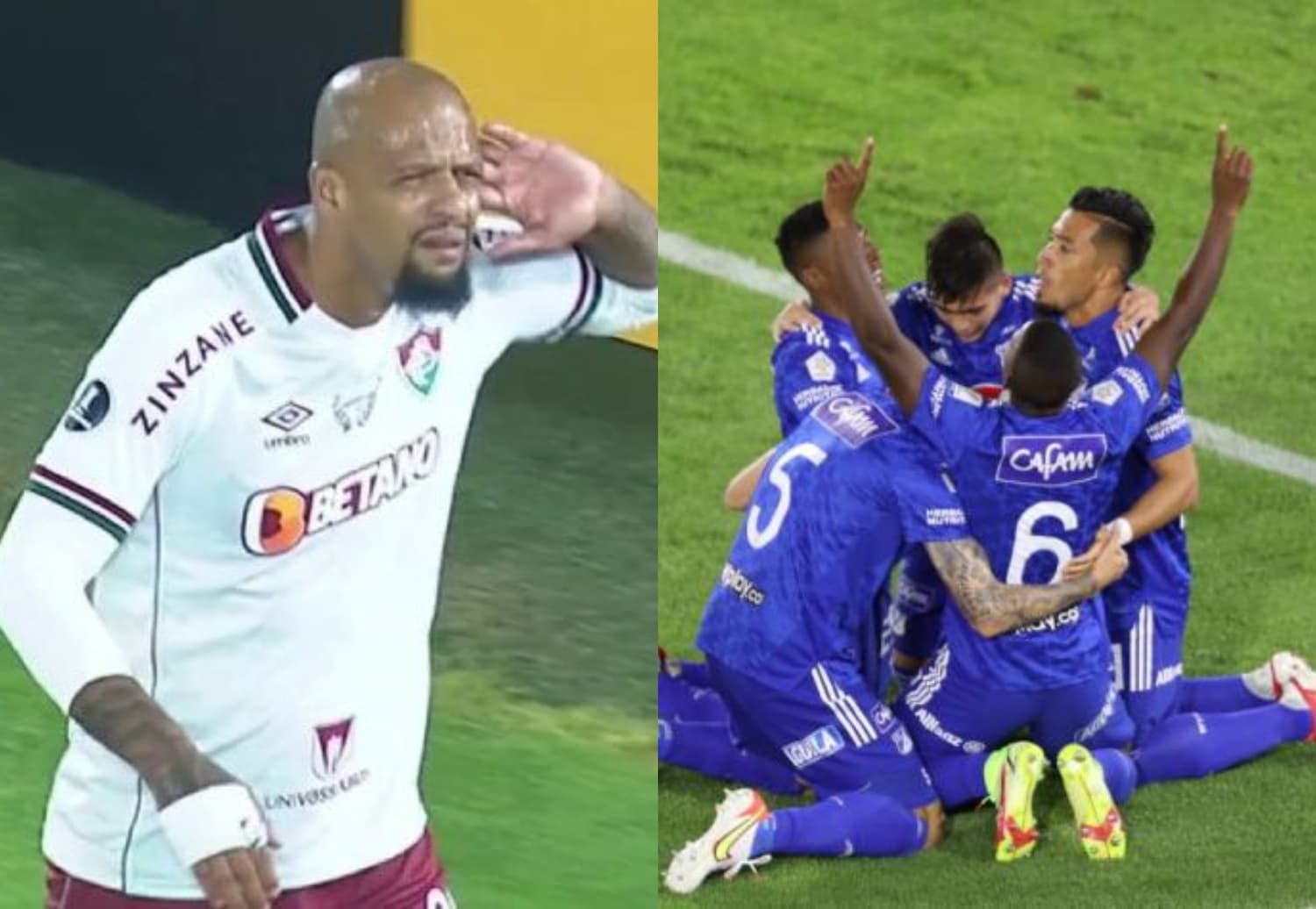 El volante Larry Vásquez es el jugador que arrugó contra Fluminense en Bogotá y eso le pesó al cuadro "Embajador".