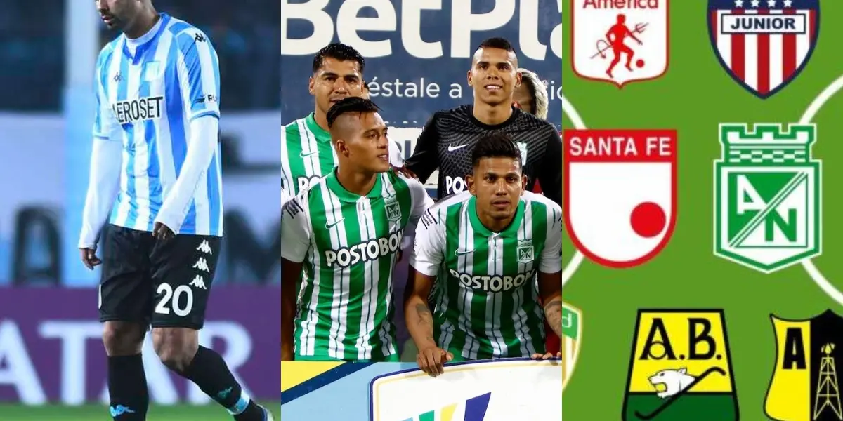El volante de Racing podría regresar a la liga colombiana y no es Atlético Nacional