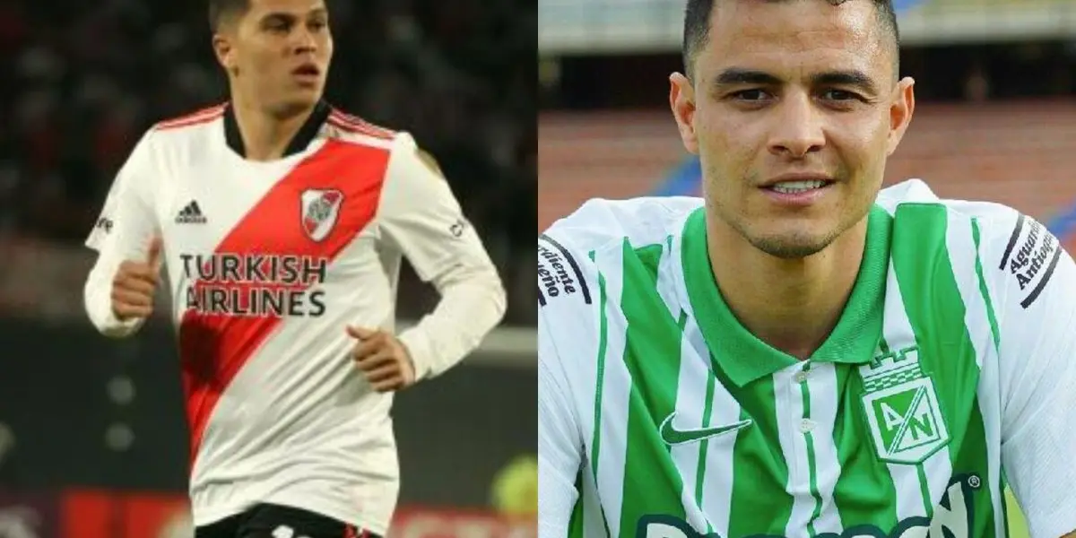 El volante de River Plate se refirió sobre la salida de Giovanni Moreno de Atlético Nacional