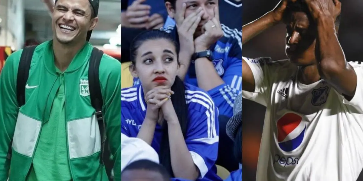 El volante se viene recuperando de una lesión y se burló de los hinchas de Millonarios