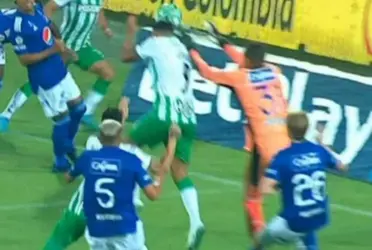 El zaguero se refirió a la jugada en la que le anularon un gol a su equipo.
