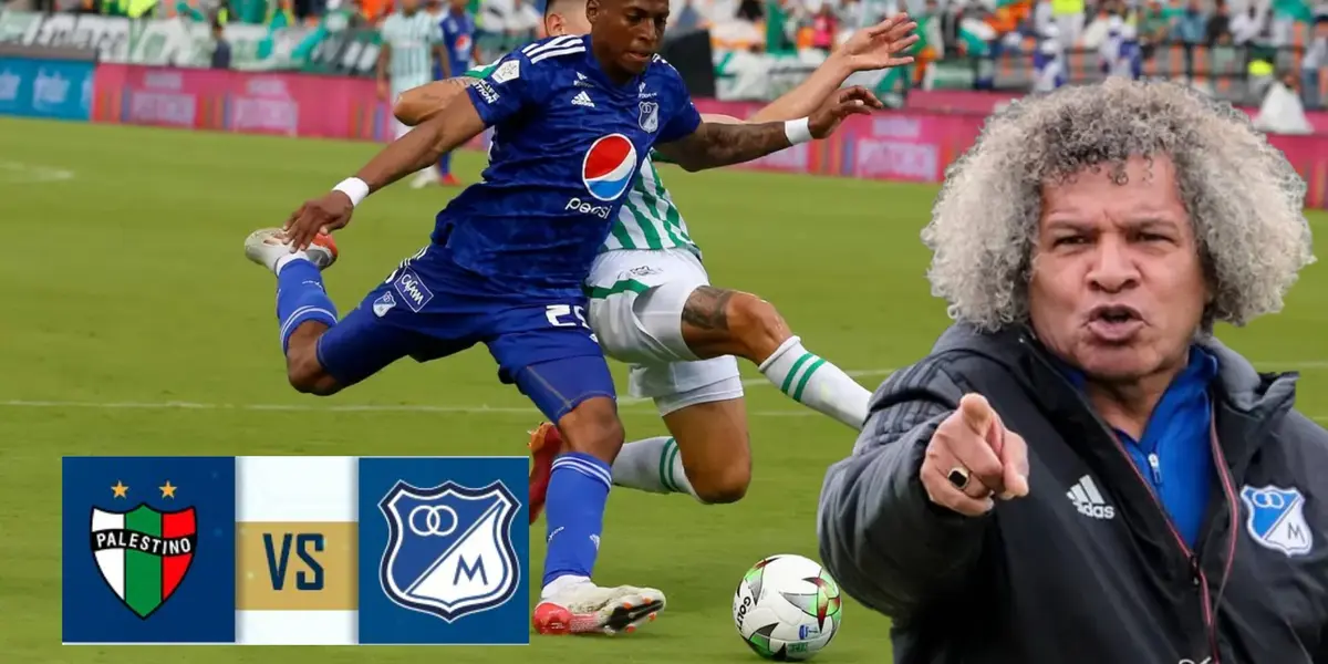 Emerson Rivaldo jugando contra Nacional- Fotos: Redes Millonarios, Antena 2, RCN