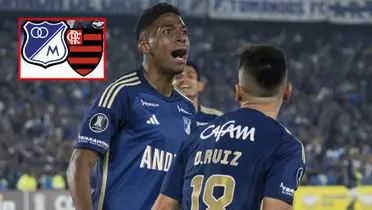 Emerson Rivaldo volvió a ser crack y lo hizo ante Flamengo en Libertadores (Fotos: redes Millonarios,Marca)