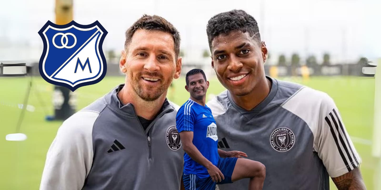 Emerson Rivaldo y Lionel Messi en el Inter de Miami. Foto tomada de Diario AS y Gol Caracol.
