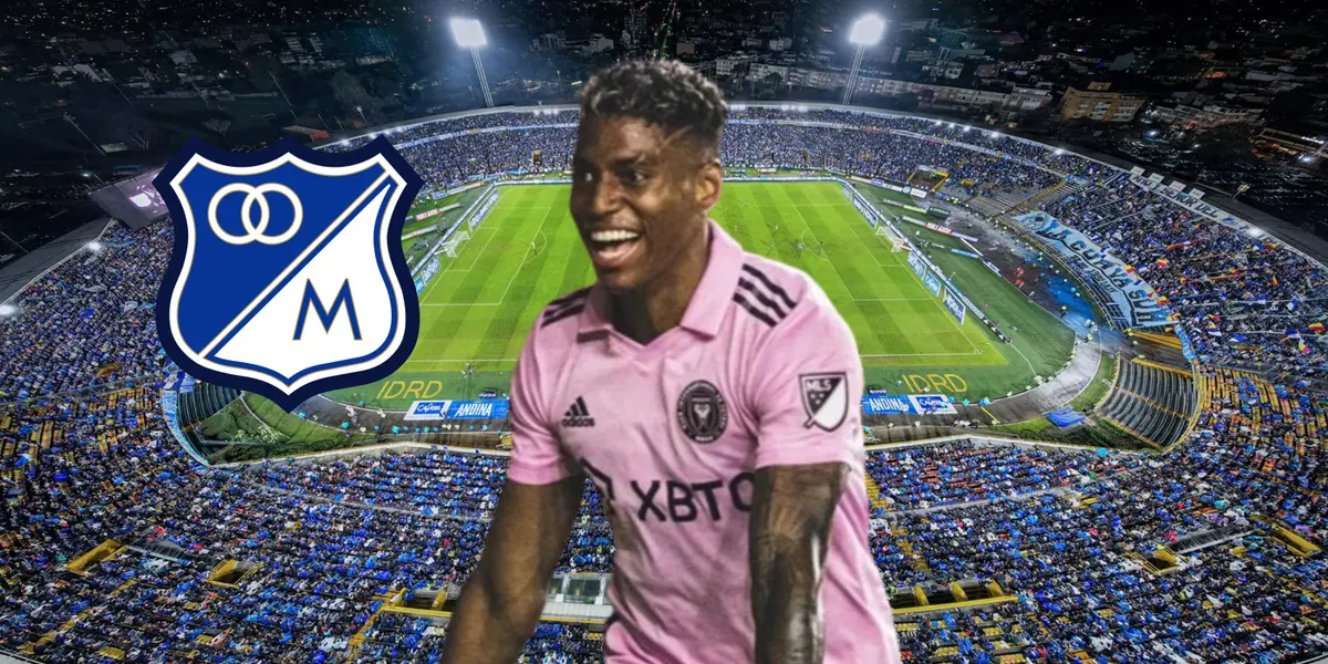Emerson Rodríguez a nada llegar a Millonarios. FOTO: Infobae