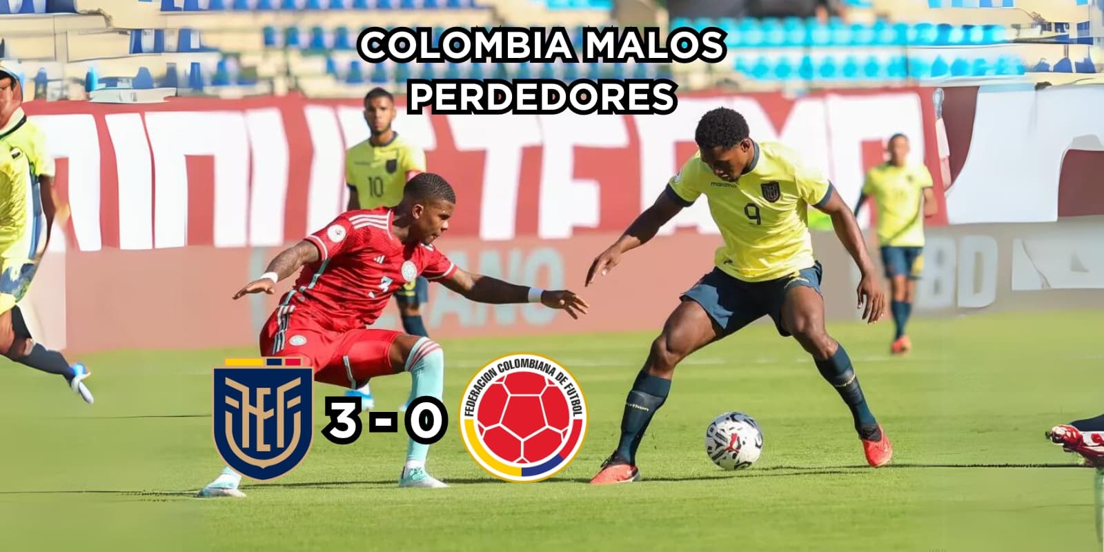 En Colombia la prensa reaccionó y quedaron como malos perdedores tras ver como Ecuador los humilló.