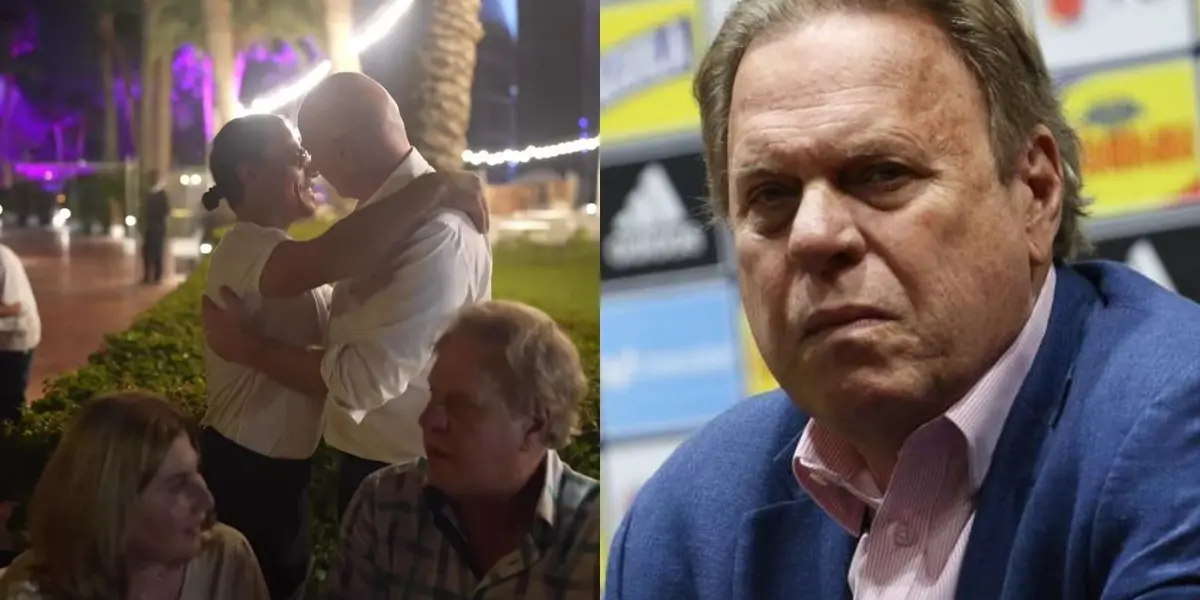 En Colombia le lanzaron una pulla a Ramón Jesurún y el directivo está en el Mundial de Qatar 2022.