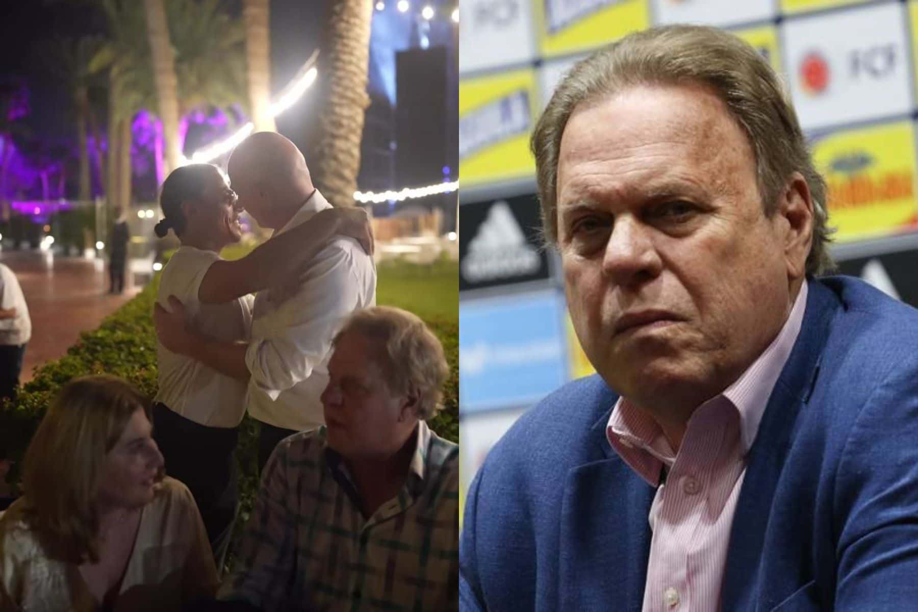En Colombia le lanzaron una pulla a Ramón Jesurún y el directivo está en el Mundial de Qatar 2022.