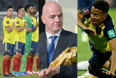 En Ecuador hicieron de menos a la Selección Colombia por un partido y por la eliminación, ahora la FIFA sería su karma.