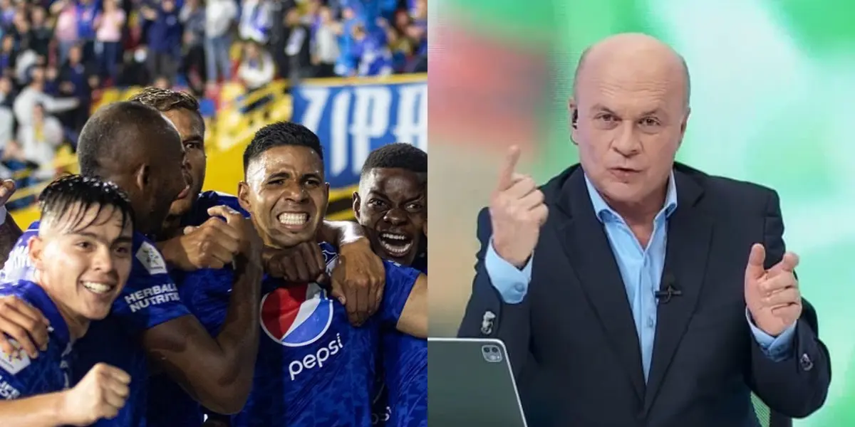 En el canal Win Sports estaban dando por decretado que Millonarios FC iba a empatar contra el Junior FC, pero eso no sucedió.