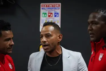 En el Club Independiente Santa Fe se reunieron Wilder Medina, Wilson Morelo y Hugo Rodallega.