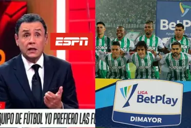 En ESPN Colombia se generó un debate donde salió a relucir lo que representa como referencia Atlético Nacional frente a otros equipos.