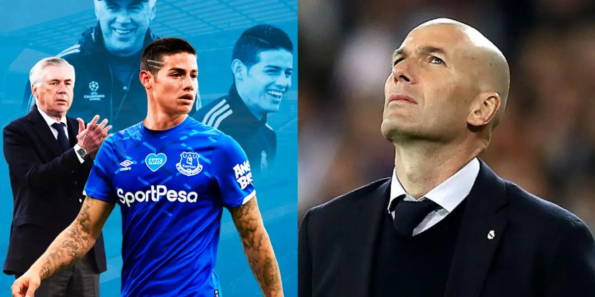En Inglaterra no les cabe en la cabeza como Zidane dejó ir por la puerta de atrás a James Rodríguez y esto dicen por su menosprecio en el Real Madrid